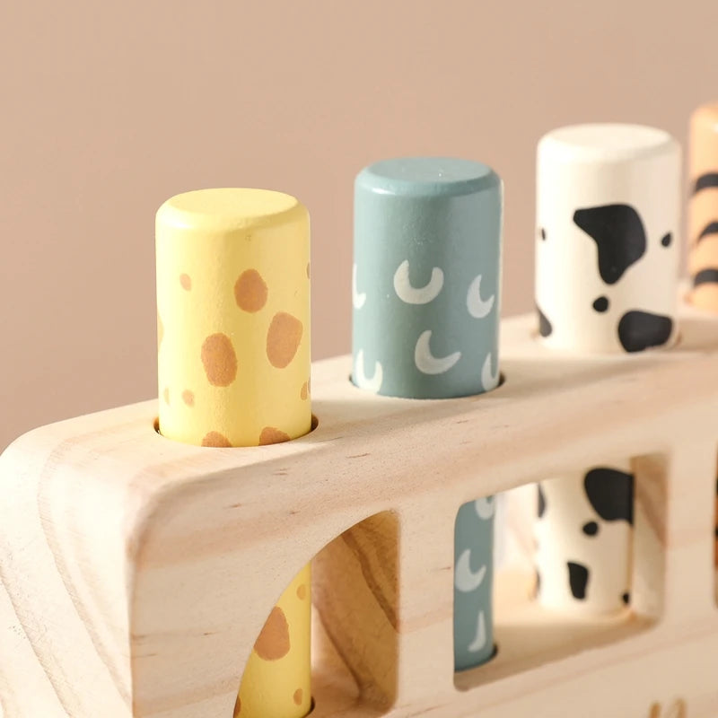 Wooden Pop-Up Bus - Montessori Grow