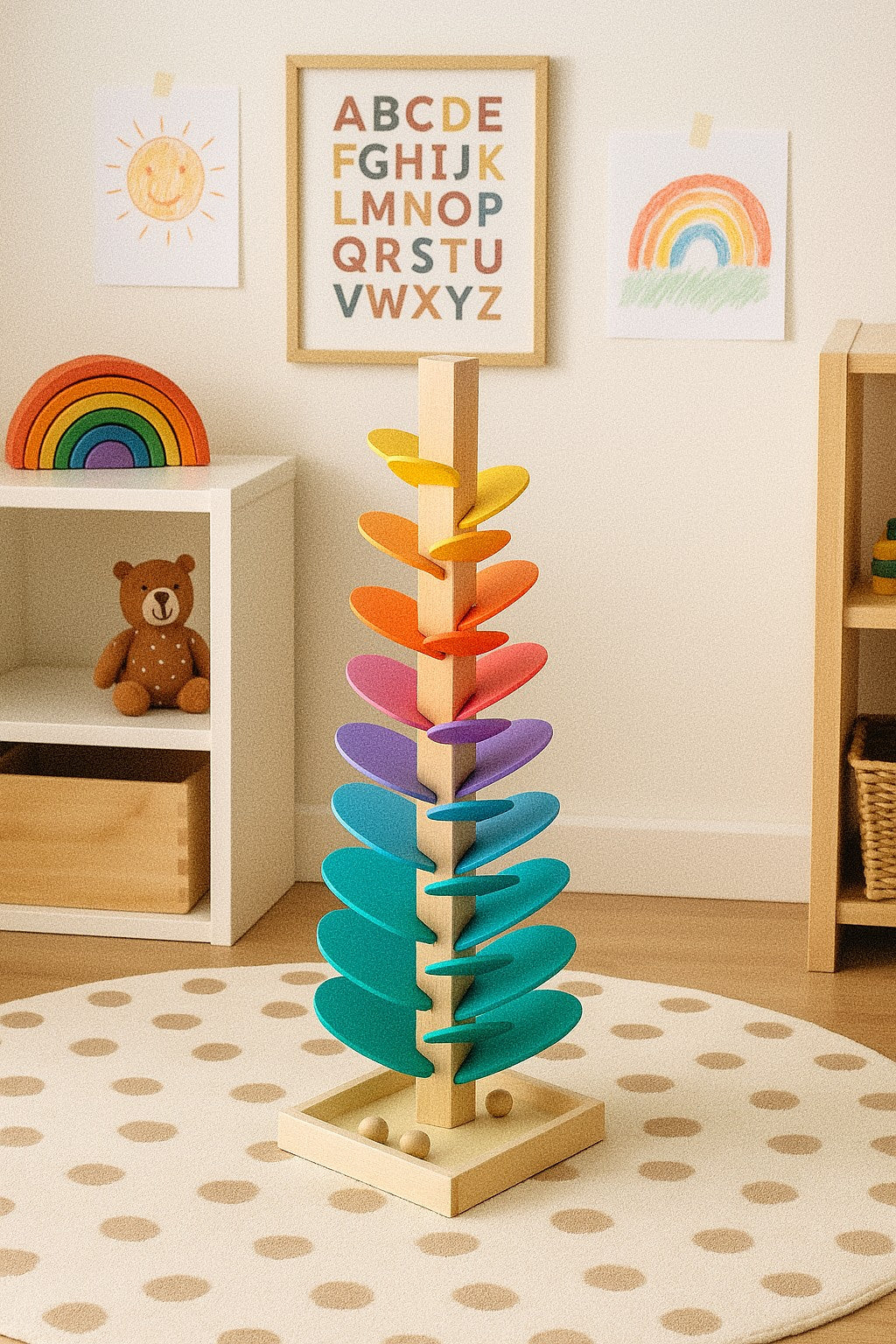 Musical Wooden Tree - Sensory & Educational Toy - Montessori Grow