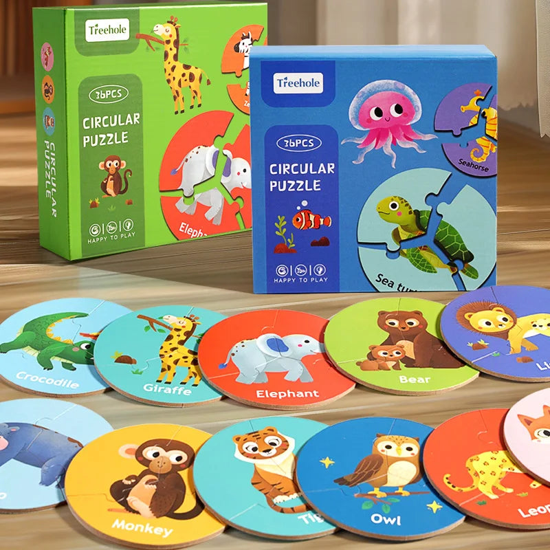 Circular Puzzles - Montessori Grow