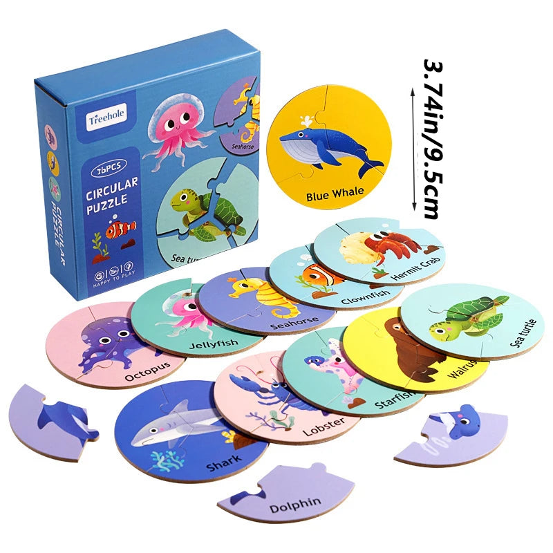Circular Puzzles - Montessori Grow