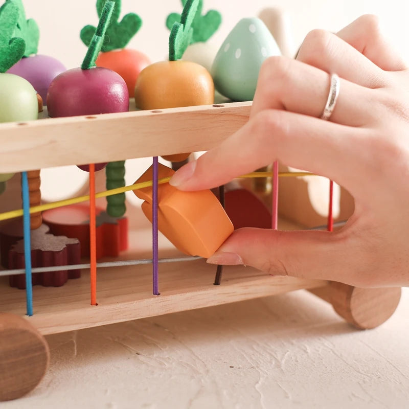 Hand-pulled Car - Montessori Grow