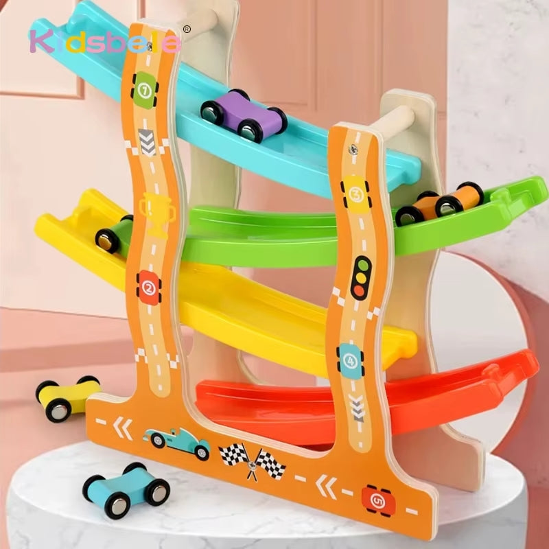 Wooden Ramp Racing - Montessori Grow