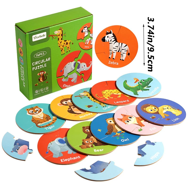 Circular Puzzles - Montessori Grow