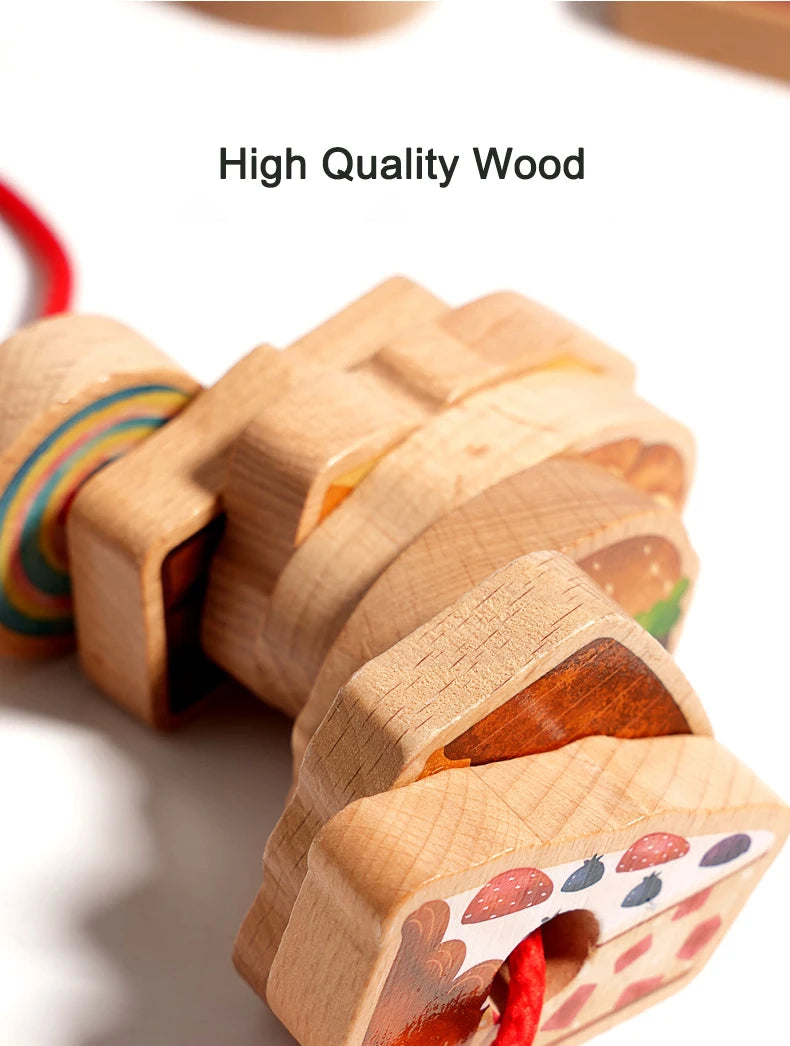 Threading Toy - Logic, Sorting & Coordination - Montessori Grow