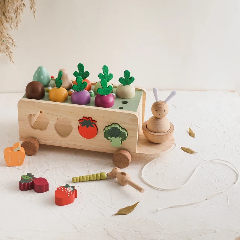 Hand-pulled Car - Montessori Grow