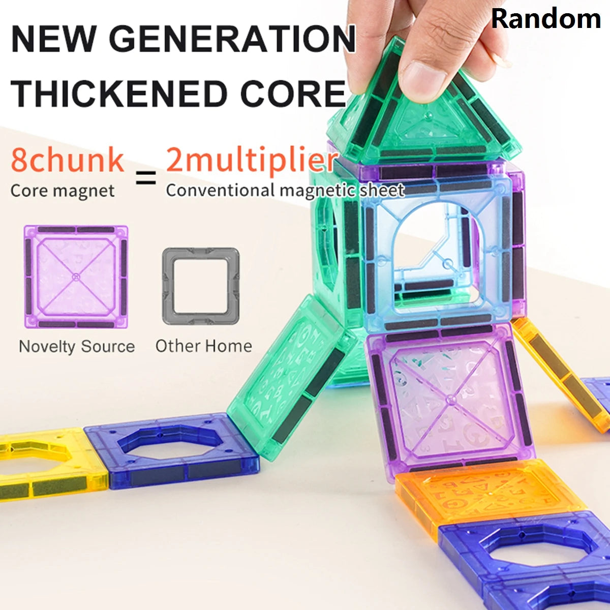3D Magnetic Building Blocks – Creativity, Logic & Endless Imagination