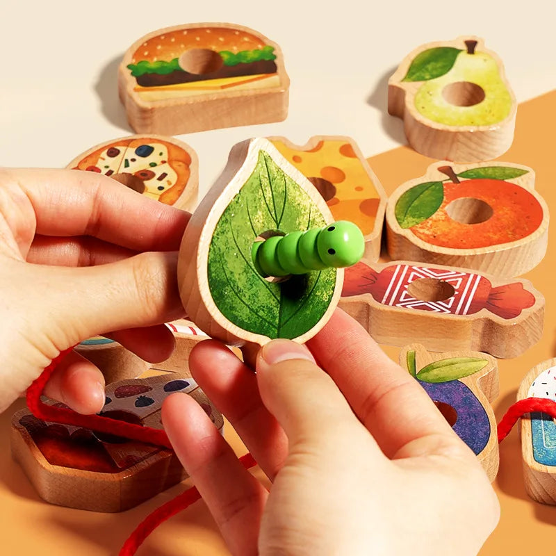 Threading Toy - Logic, Sorting & Coordination - Montessori Grow