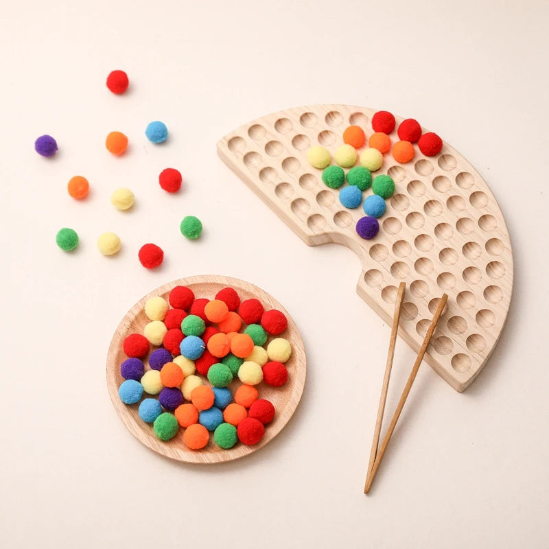 Rainbow Colors – Sensory & Coordination Toy - Montessori Grow