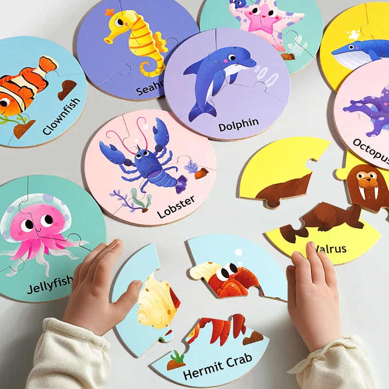 Circular Puzzles - Montessori Grow