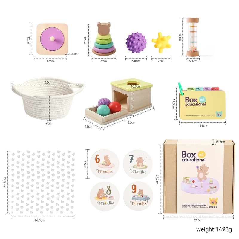 Montessori Baby Box (6-9 Months) - Montessori Grow