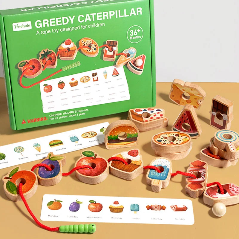 Threading Toy - Logic, Sorting & Coordination - Montessori Grow