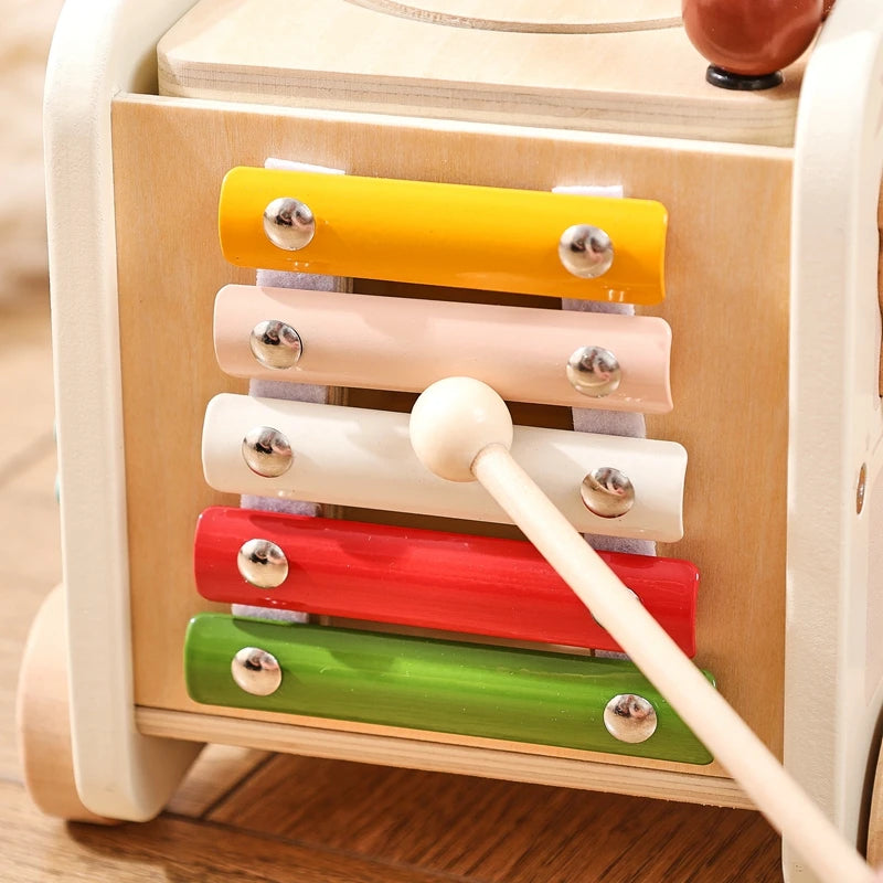 Activity Cube - 7-in-1 Educational Play Center - Montessori Grow